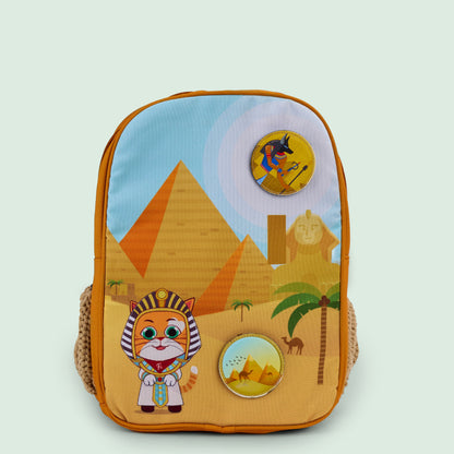 Filli & Me Filli Rules Egypt HugBag | 17L Kids School Backpack for Ages 6–7 Years | Lightweight School & Travel Bag