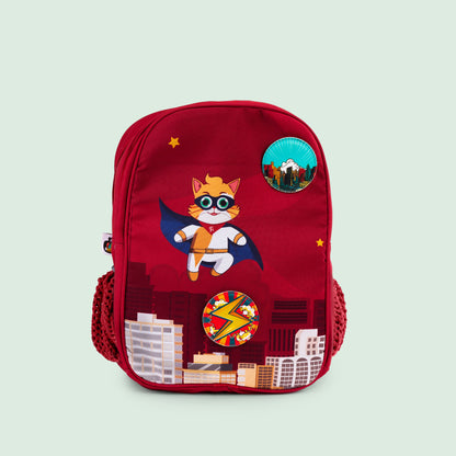 Filli & Me Filli Saves the World HugBag | 17L Kids School Backpack for Ages 6–7 Years | Lightweight School & Travel Bag