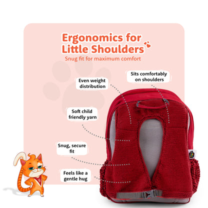 Filli & Me Filli Saves the World HugBag | 17L Kids School Backpack for Ages 6–7 Years | Lightweight School & Travel Bag