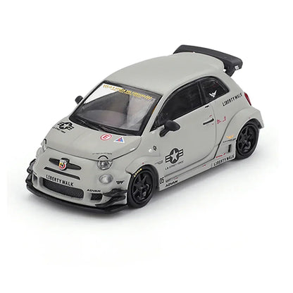 Mini GT 1:64 Duo Set (Blister Pack) – Nissan LBWK S15 Silvia Garasi Drift 2025 + Abarth 595 LB-WORKS Abas Works Fighters Diecast Models