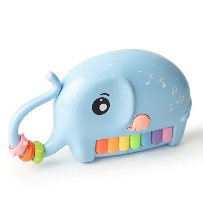 Nubo Elephant Piano Musical Keyboard for Kids – Light & Sound Interactive Animal Piano Toy | Early Learning Music Toy for Toddlers- 2 Variants