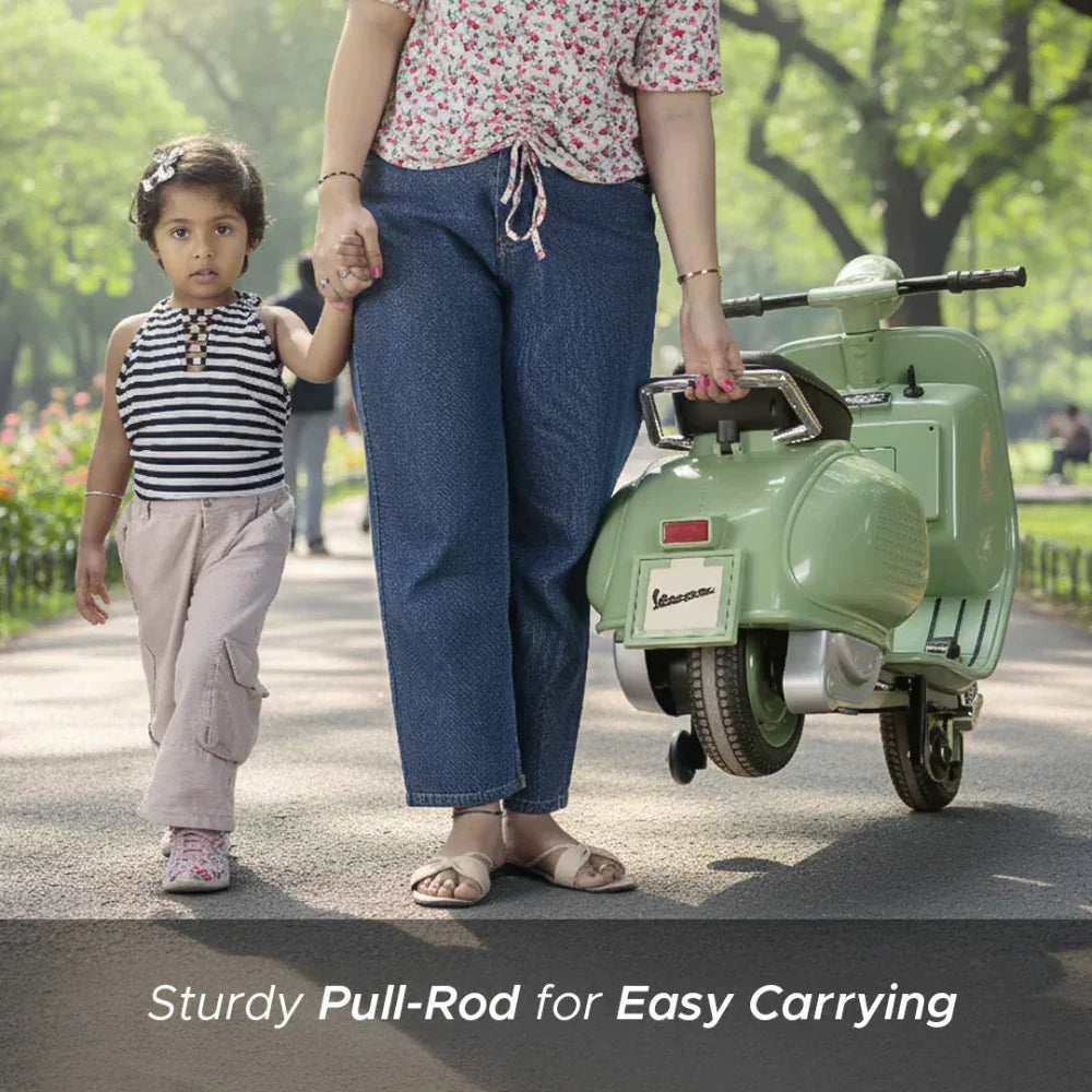 EMotorad Formula Fun Vespa Ride-On Toy Scooter for Kids | Battery Operated Electric Scooter