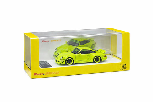 Fast & Speed 1:64 scale diecast model of a  Green. RWB 964