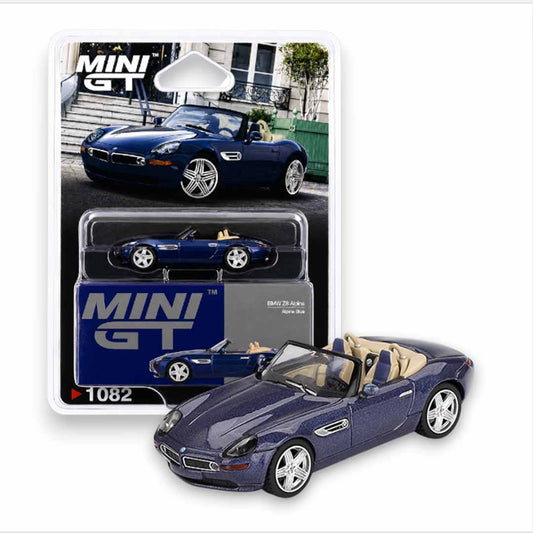 MINI GT 1:64 (Blister Pack) BMW Z8 Alpina Alpine Blue Die-Cast Model Car