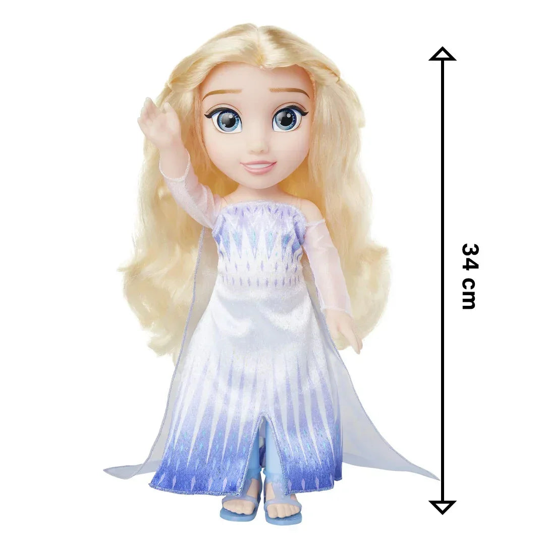 Disney Frozen - Frosty Elegance: Tea Time with Elsa &amp; Bruni Dolls Set Age 3+ - Jaiman Toys
