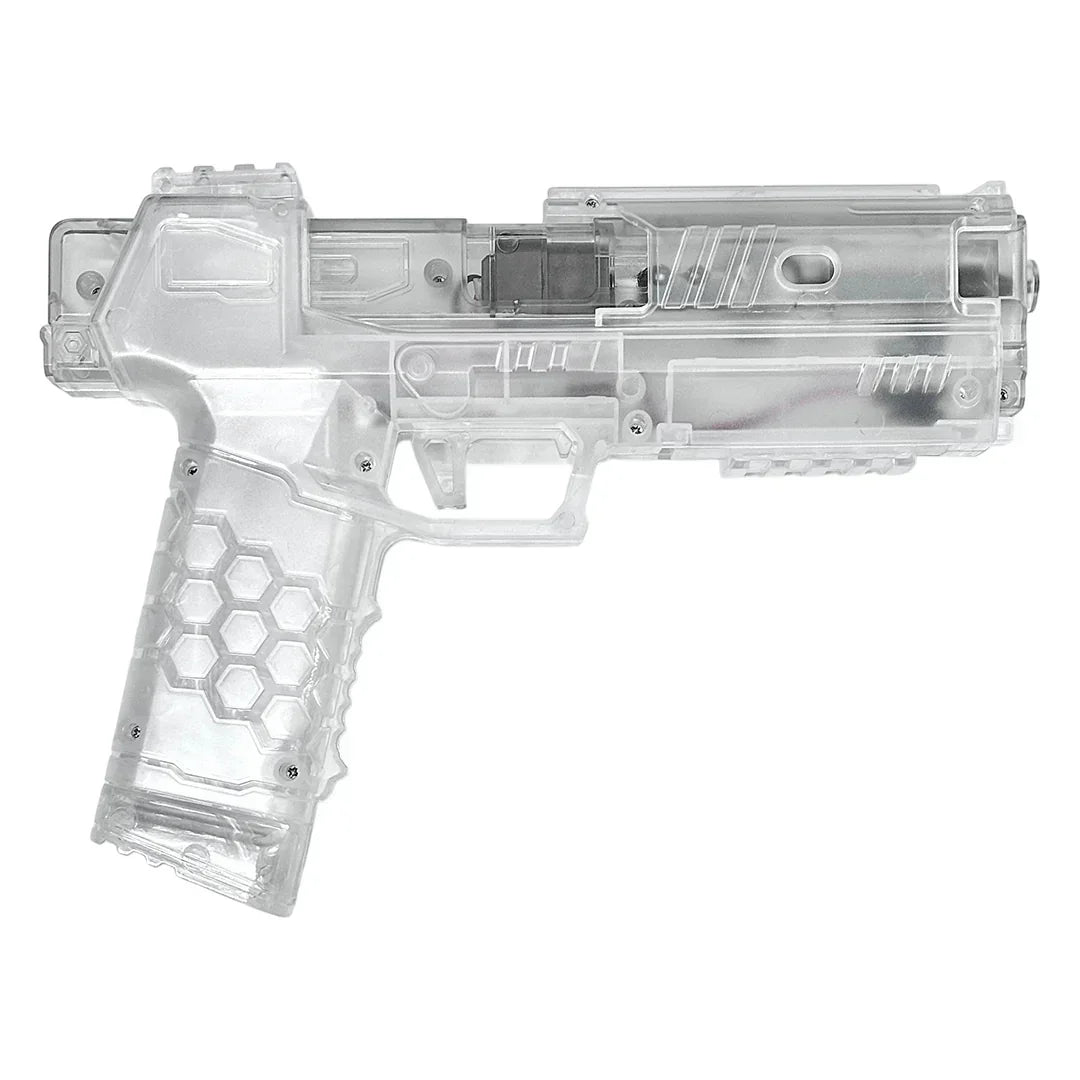 Electric Water Game, Automatic Water Gun,with Large Capacity, Holi Water Gun with Long Range Pistol for Children (Transparent) - Jaiman Toys