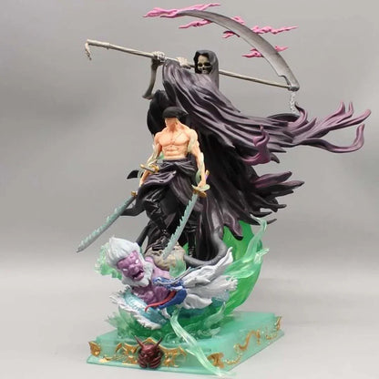 Ultimate Action One Piece Roronoa Zoro 26 CM Grim Reaper Statue Figure | Anime Collectible PVC Action Display Model