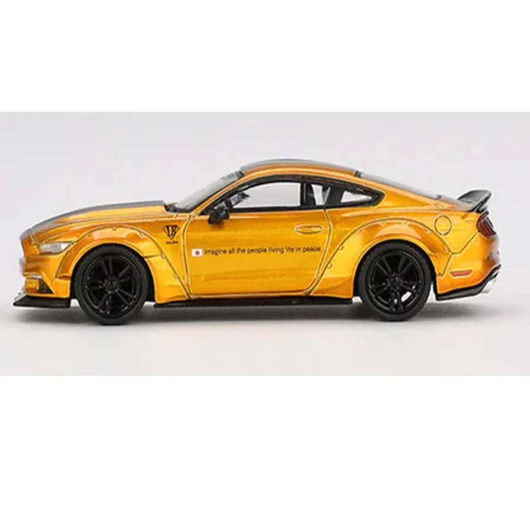 MINI GT 1:64 LB-WORKS FORD MUSTANG LB Gold MGT00847 - Jaiman Toys