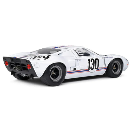 Solido 1967 Ford GT40 MK1 1:18 Targa Florio #130 Giorgi White - Jaiman Toys
