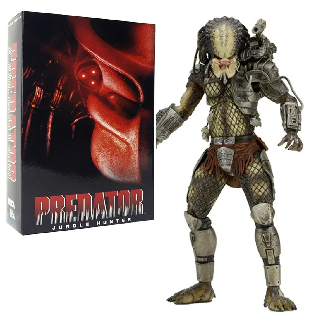 Predator Jungle Hunter action figure collectible with detailed armor and matching box