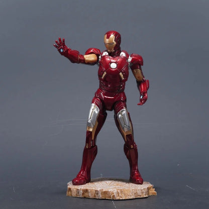 Marvel Iron Man Collectible Statue (9 Inch)  – Avengers Superhero Display Figure with Base