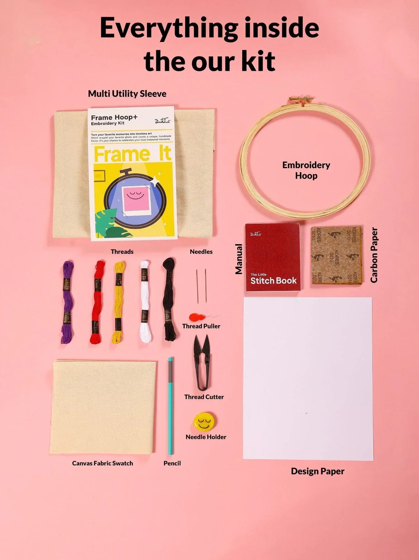Photo on Hoop - DIY Daisy Mirror kit by Dastkhat - Jaiman Toys