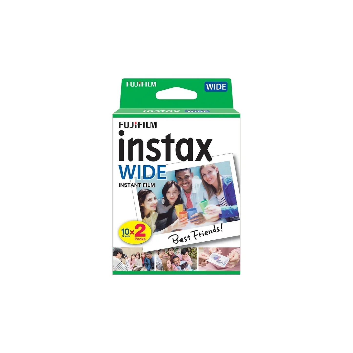 Instax Wide Colorfilm film - Pack of 2 cartridge ,  10 Sheets per Cartridge-