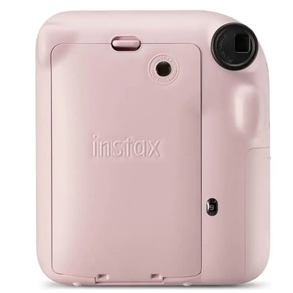 (Damage Box ) Instax Mini 12 Instant Camera With Strap, 2× AA Batteries & User Manual – Blossom Pink