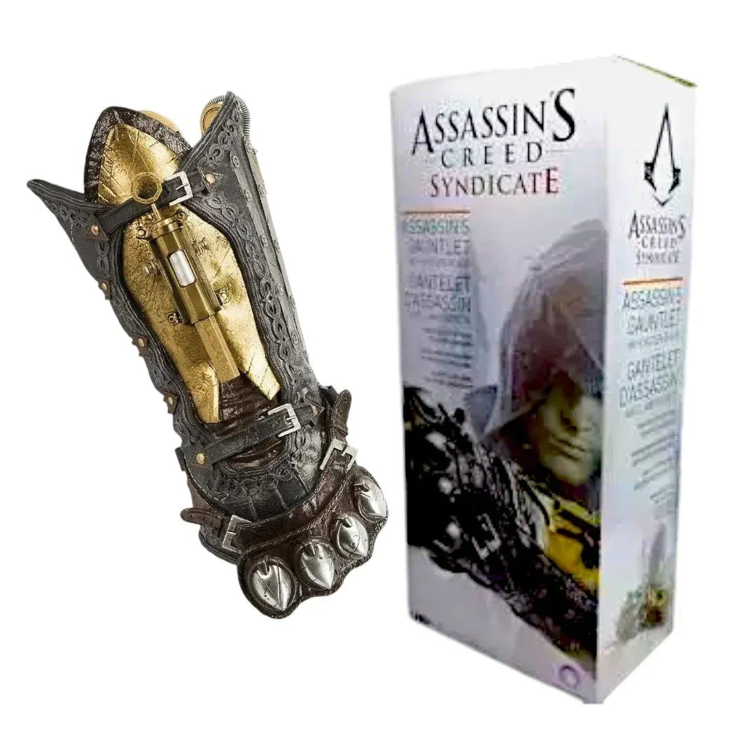Assassin's Creed : Ultimate Syndicate Assassin the Jacob Fry Hidden Blade &amp; Gauntlet Set! Role-Play Accessory Age 17+ - Jaiman Toys