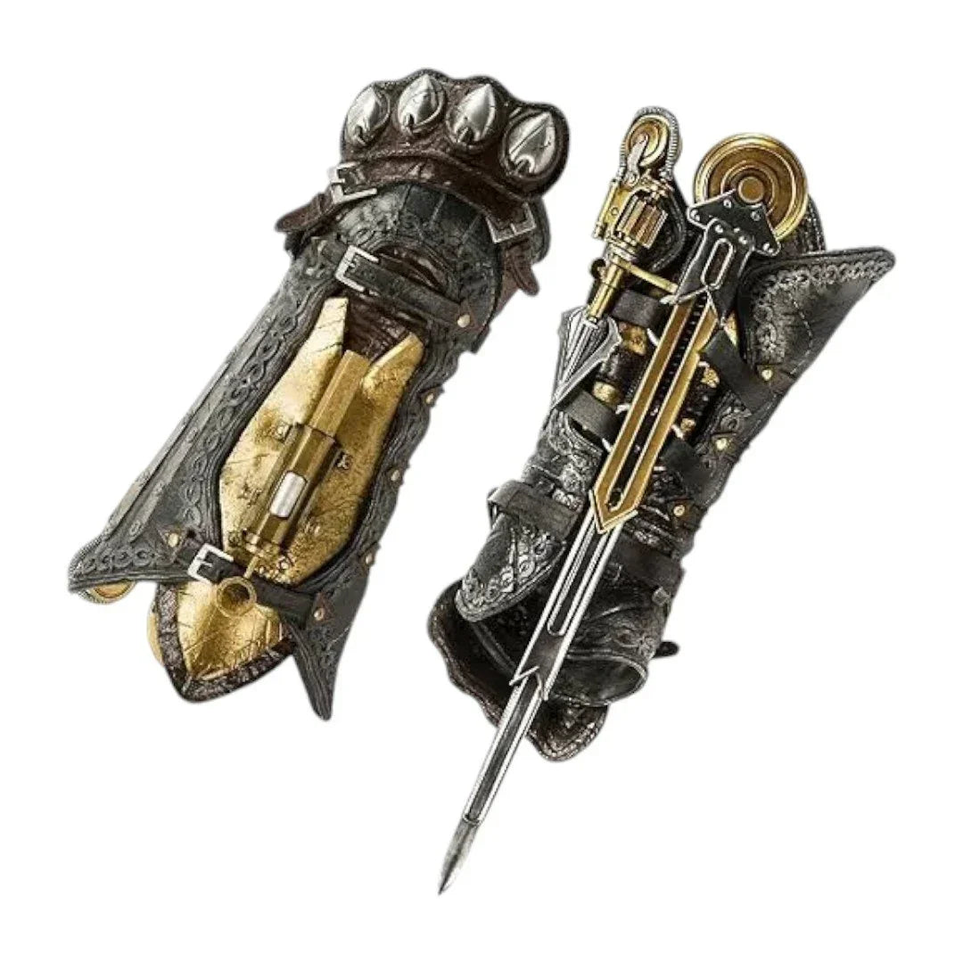 Assassin's Creed : Ultimate Syndicate Assassin the Jacob Fry Hidden Blade &amp; Gauntlet Set! Role-Play Accessory Age 17+ - Jaiman Toys