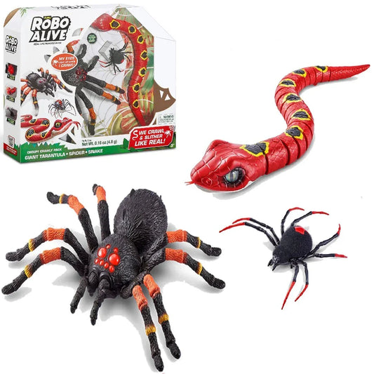 Robo Alive Giant Tarantula by ZURU – Creepy Crawling Fun with Web Slime! Perfect Prank Toy for Kids &amp; Teens - Jaiman Toys