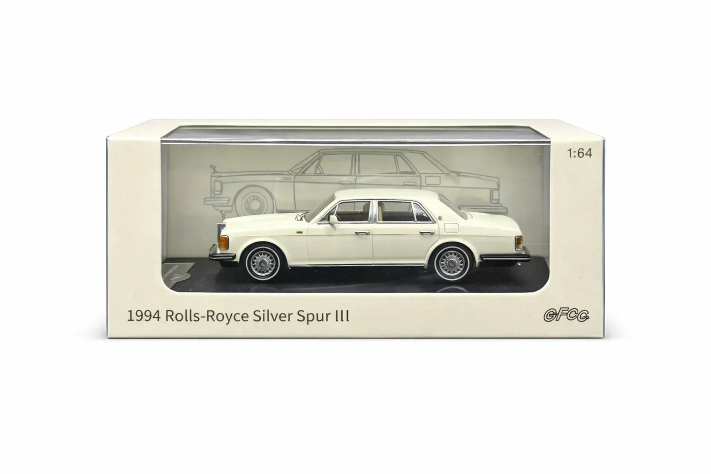 1994 Rolls-Royce Silver Spur III 1:64 Scale Diecast Model Car | Luxury Sedan Collectible