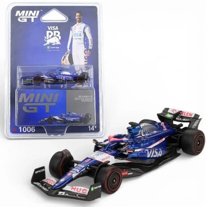 Mini GT 1:64 RB VCARB 01 #3 Daniel Ricciardo – 2024 Bahrain GP F1 Diecast Model