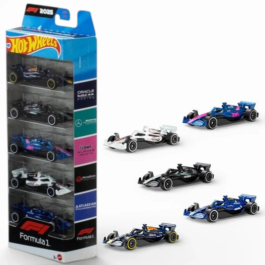Hot Wheels Formula 1 2025 Diecast Car Multi Pack – Official F1 Team Racing Models Set