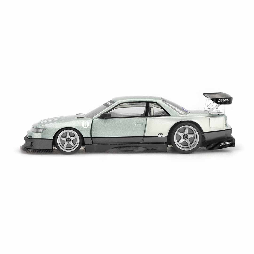 Kaido House x MINI GT Nissan Silvia S13-R Kaido Works V1 #232 1:64 Die-Cast Model Car