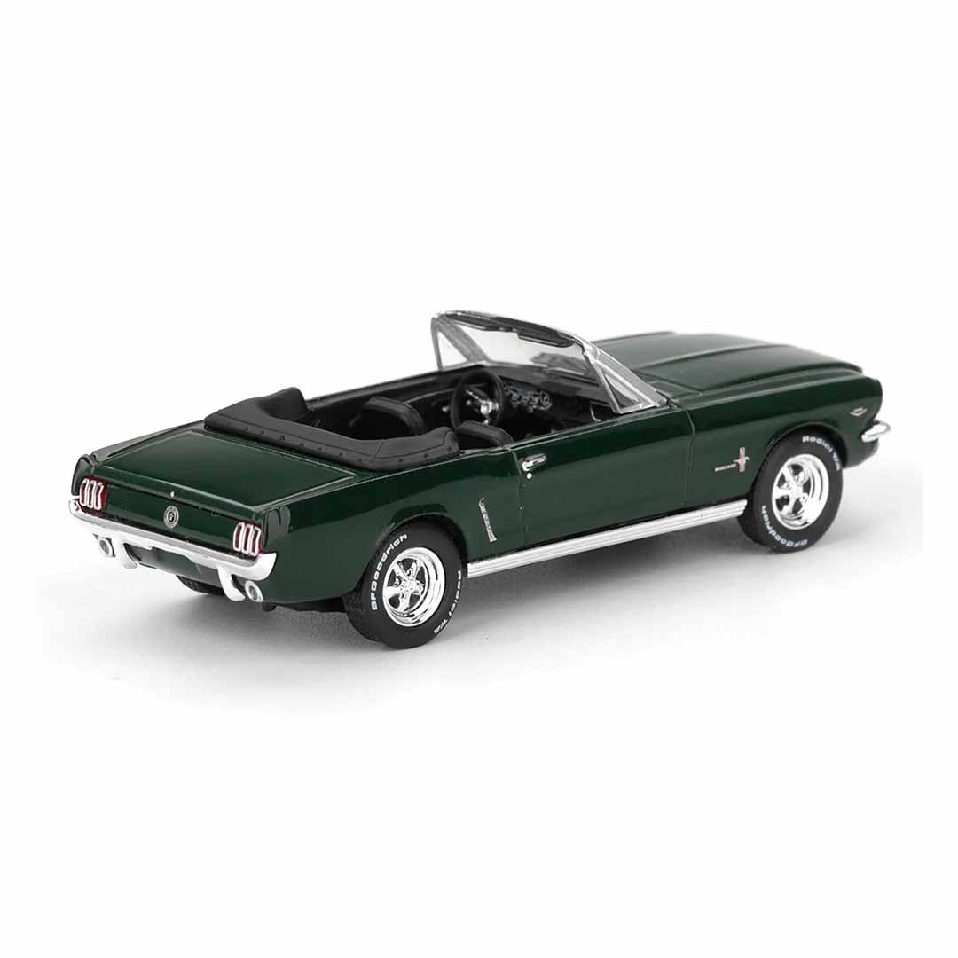 Mini GT 1/64 Ford Mustang Convertible 1964 Highland Green LHD Diecast Scale Model Car