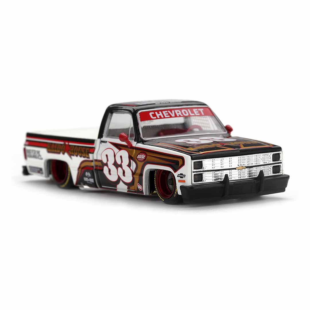 Kaido House x MINI GT 1:64 Chevrolet Silverado Kaido Intimidator V1 Die-Cast Pickup Truck Model Car