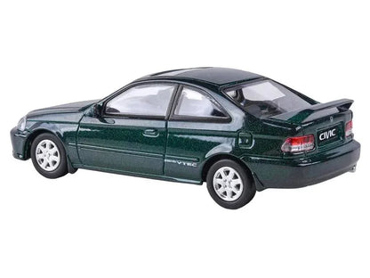 PARA64 1:64 Honda Civic Coupe 1999 Clover Green Pearl Diecast Model Car – JDM Classic Collectible