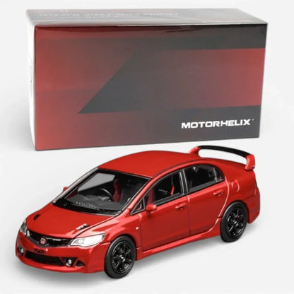 Motorhelix 1:64 Honda Civic Type R Idemitsu Livery Diecast Model Car | 4 Color Variations | Collector Edition
