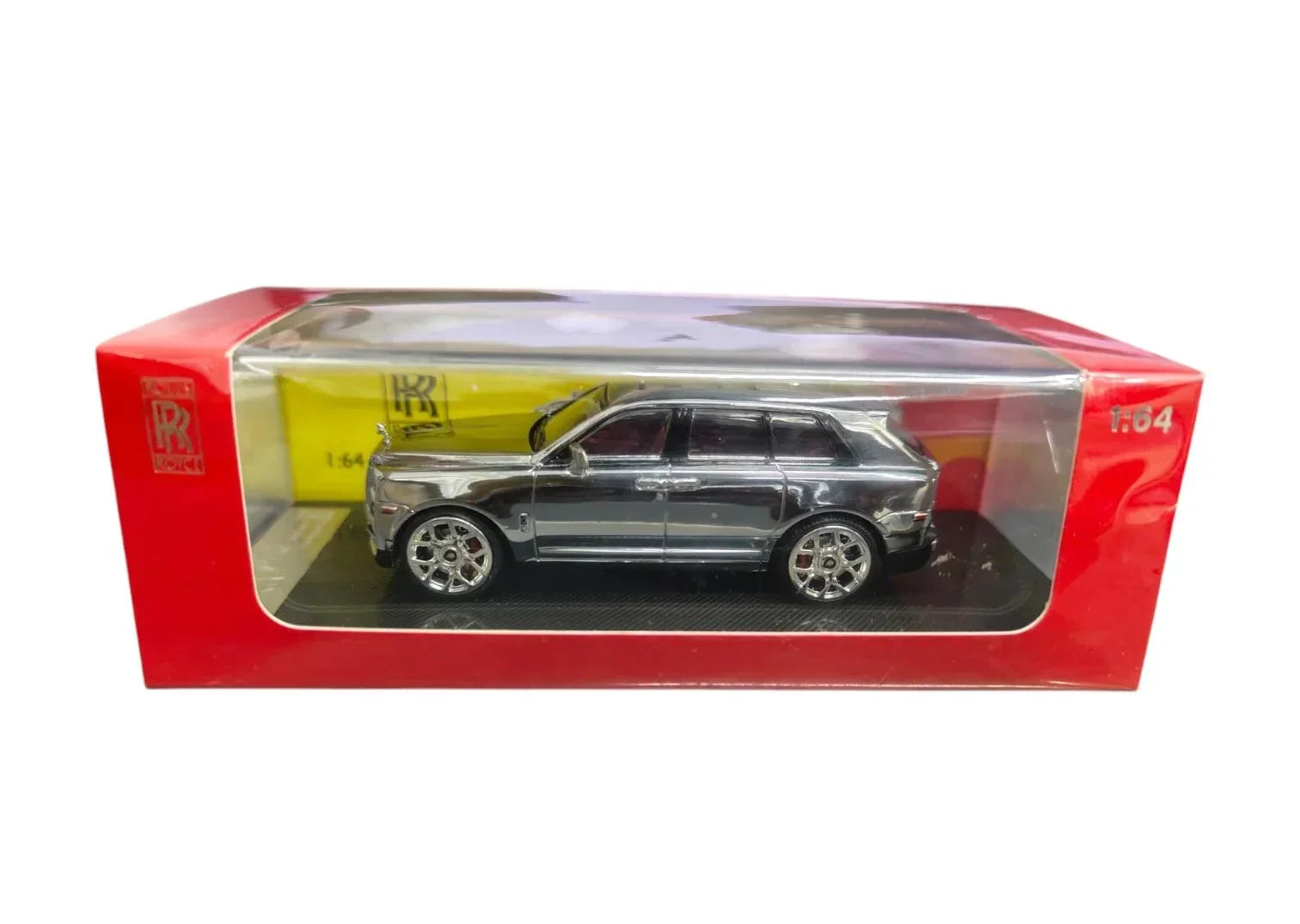 1/64 Scale Rolls-Royce Cullinan Chrome Silver – Premium Diecast Car Model Collectible - Jaiman Toys
