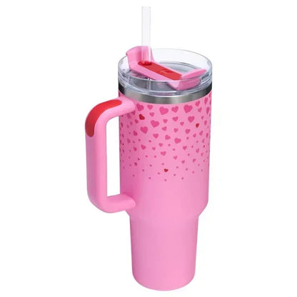 STANLEY LoveShack Fancy Quencher H2.0 FlowState Stainless Steel Vacuum Insulated Tumbler with Lid and Straw for Water, Iced Tea or Coffee (Heather, 40 oz) - Jaiman Toys
