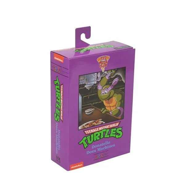 Teenage Mutant Ninja Turtles Donatello “Pizza Club – Does Machines” Action Figure | 7-Inch Cartoon Collectible with Accessories