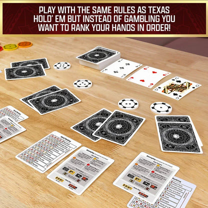 The Gang Cooperative Poker Game | Co-Op Strategy & Deduction Card Game | 3–6 Players