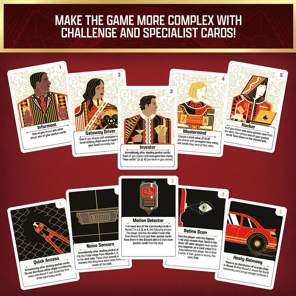 The Gang Cooperative Poker Game | Co-Op Strategy & Deduction Card Game | 3–6 Players