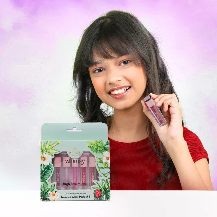 Whimsy High Five Minis Lip Gloss Set- Pack of 5 - Jaiman Toys