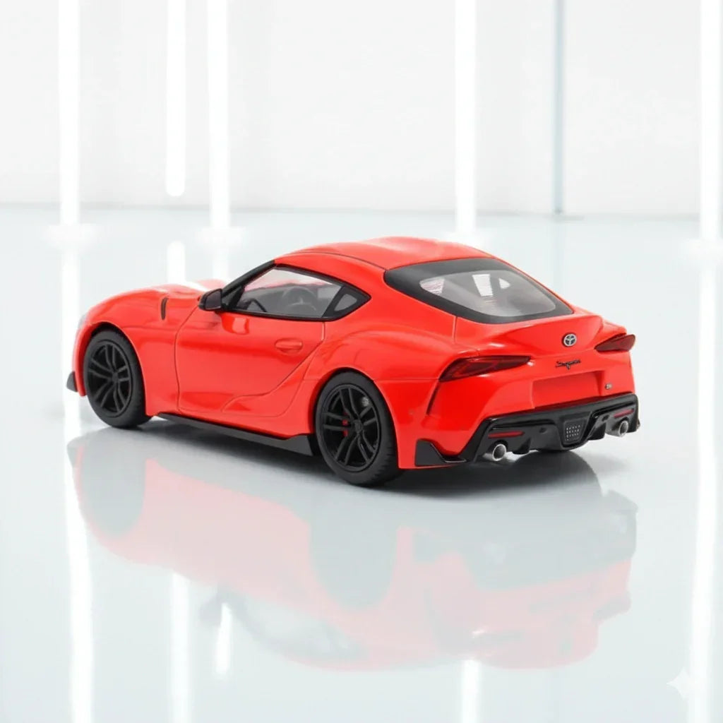 BSC 1:64 Scale Toyota GR Supra A90 Red Diecast Cat Model - Jaiman Toys