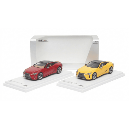 AR Box 1:64 Lexus LC500 2018 Die-Cast Model Car | Premium Luxury Coupe Collectible with Display Base | 2 Variants
