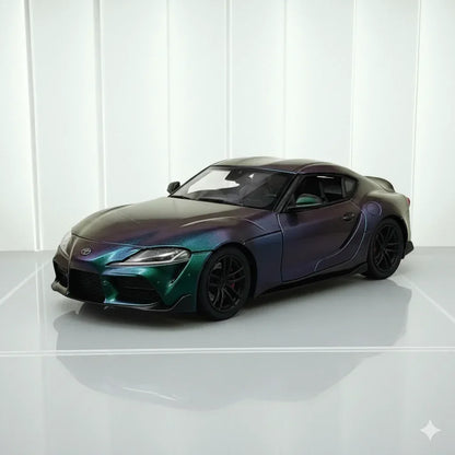 BSC 1:64 Scale Toyota GR Supra A90 chameleon paint finish Diecast Cat Model - Jaiman Toys