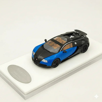 Mortal 1:64 Scale  Bugatti  Blue/Black – Premium Diecast Car Model