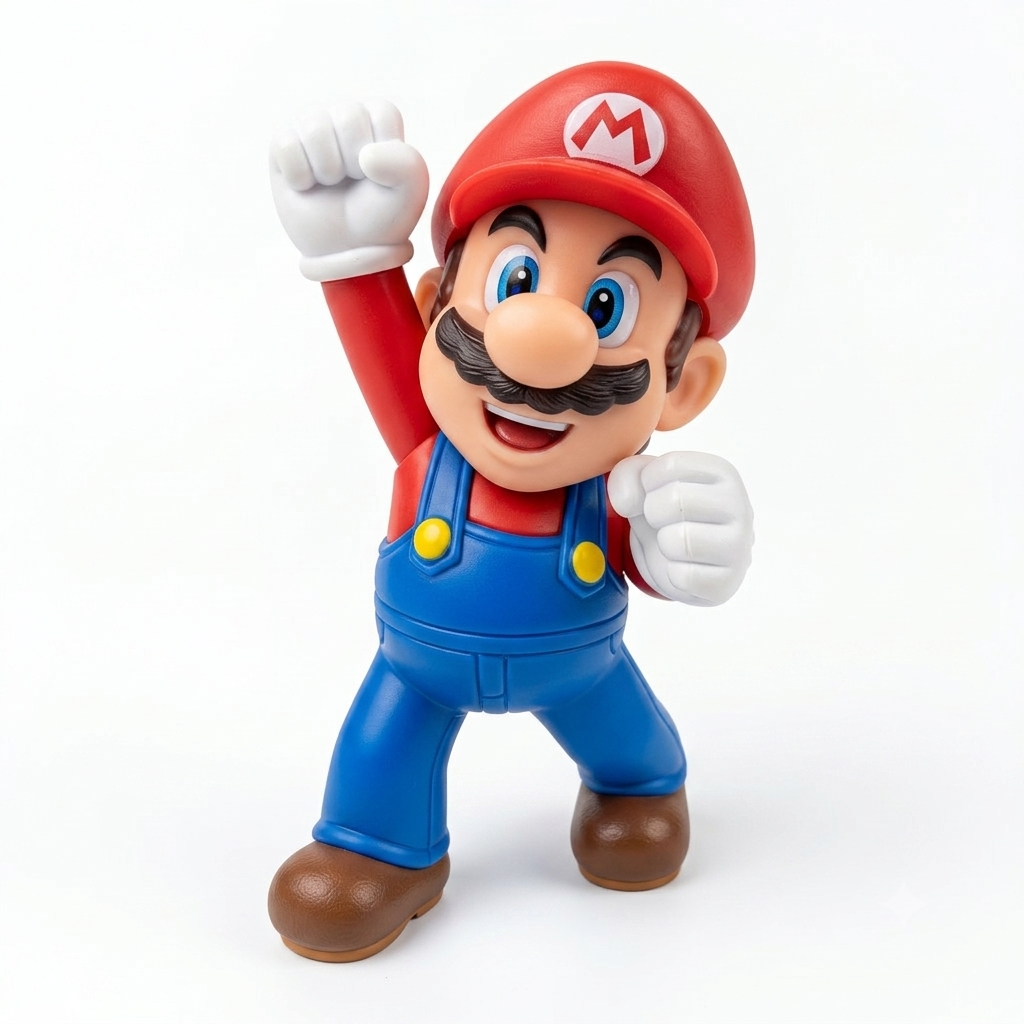Jakks Pacific World of Nintendo Collectible Mini Figure Mario 2.5 Inch | Official Nintendo Licensed Action Figure | Poseable Toy for Kids & Collectors