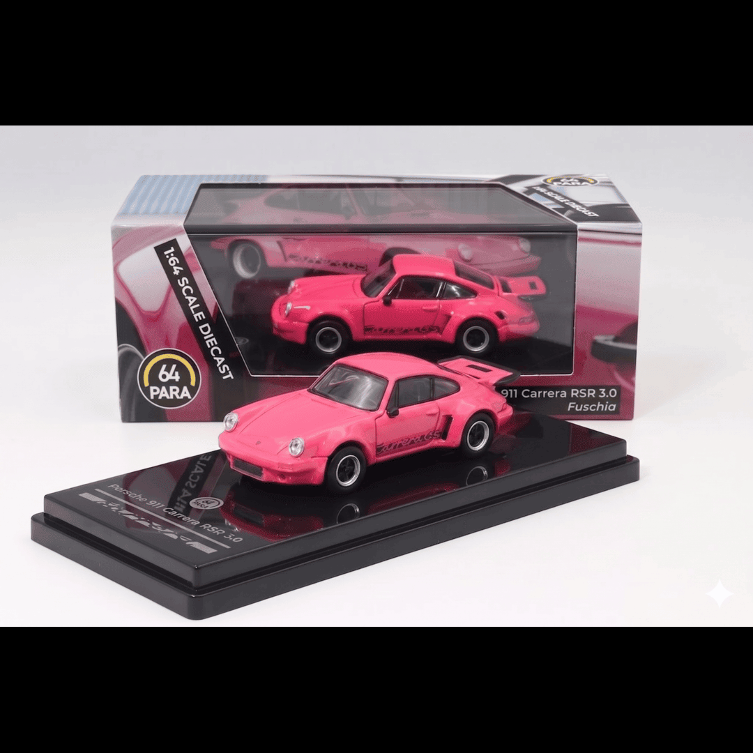 PARA64 1:64 1974 Porsche 911 Carrera RSR 3.0 Fuchsia (LHD) Diecast Model Car