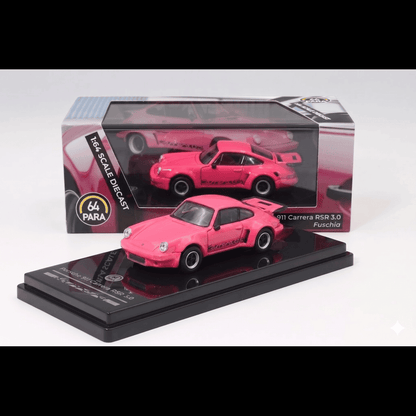 PARA64 1:64 1974 Porsche 911 Carrera RSR 3.0 Fuchsia (LHD) Diecast Model Car