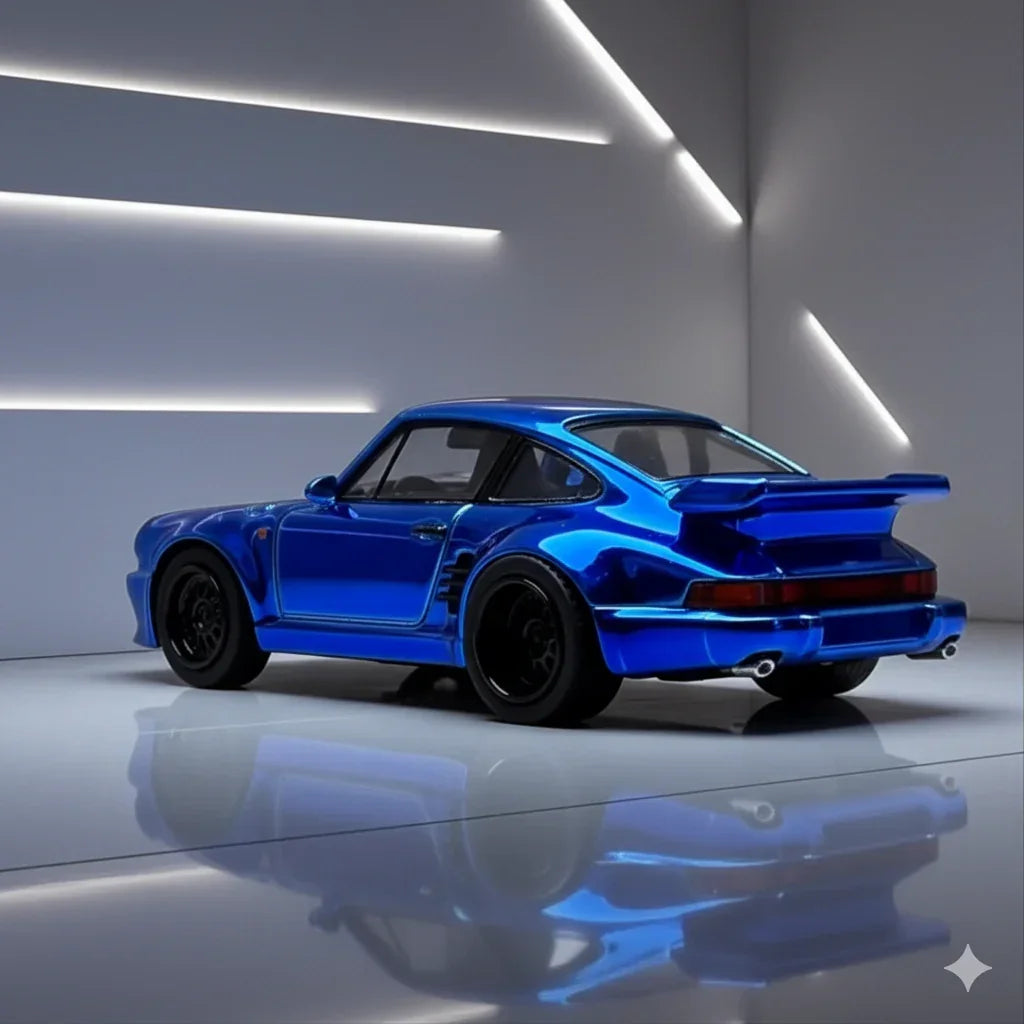 Master 1:64 930 Black Bird Blue Metalic  die-cast model car