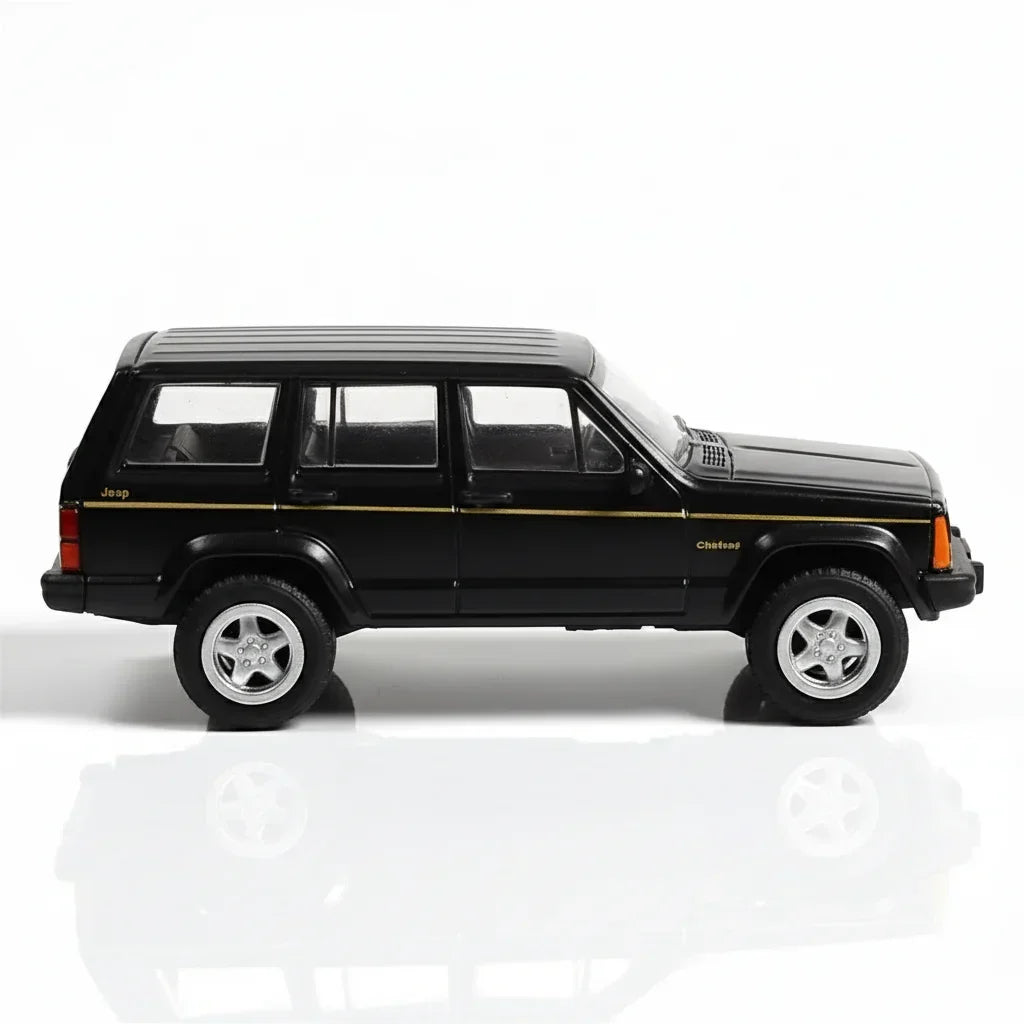 Greenlight Garbage Pail Kids – 1993 Jeep Cherokee with Tangled Tim Peelable Sticker (1:64 Scale Die-Cast)