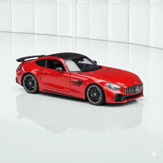 Welly 1:24 Mercedes-AMG GT R Die-Cast Model – Red | Openable Doors (24081) - Jaiman Toys
