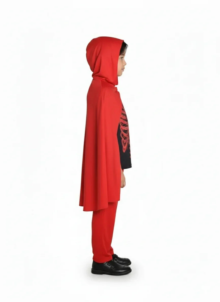 Demonian Boy Halloween Costume – Spooky Devil Outfit for Kids – Trick-or-Treat & Party Dress-Up