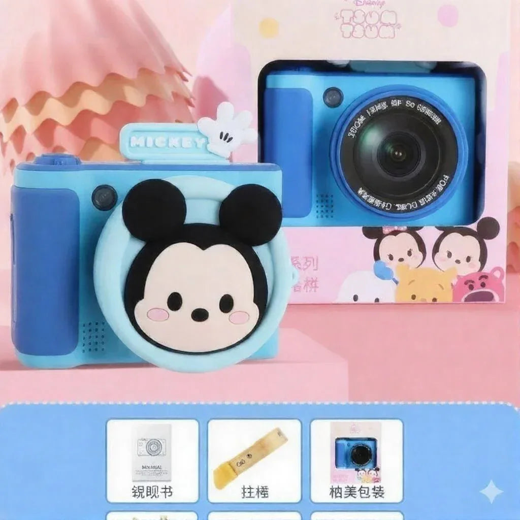 Disney Mickey Kids Digital Camera – Instant Print Toy with Photo & Video Recording - Blue