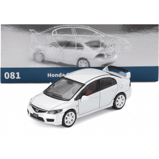 DCT Models 1:64 Honda Civic Type R (FD2) 2007 White Diecast Model Car | Premium JDM Collectible Display Edition