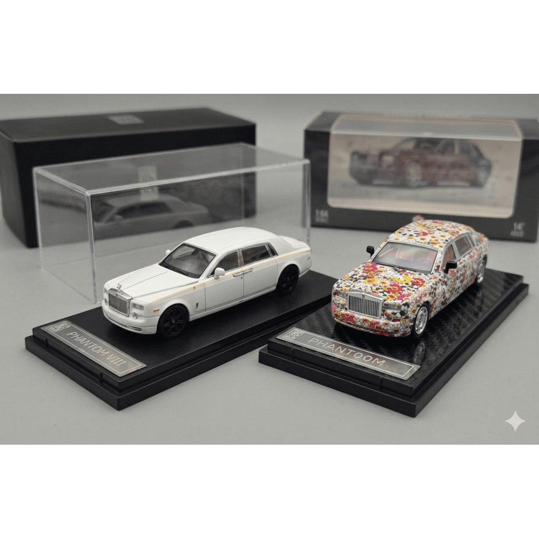 Street Weapon 1:64 Rolls-Royce Phantom VII Sunflower Edition Die-Cast Model Car | Premium Luxury Collectible (2 Variants)
