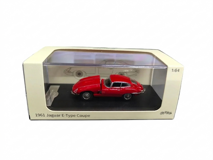 GFCC 1:64 1961 Jaguar E-Type Coupe Red Diecast Car Model